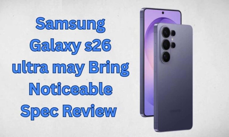 Samsung Galaxy s26 ultra may Bring Noticeable Spec Review